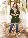 Nora Vol 05 By Ossm Rayon Ladies Short Kurtis Wholesale Shop In Surat
